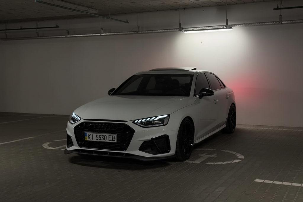 Audi A4 White — вид 1